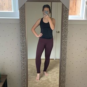Maroon leggings size S